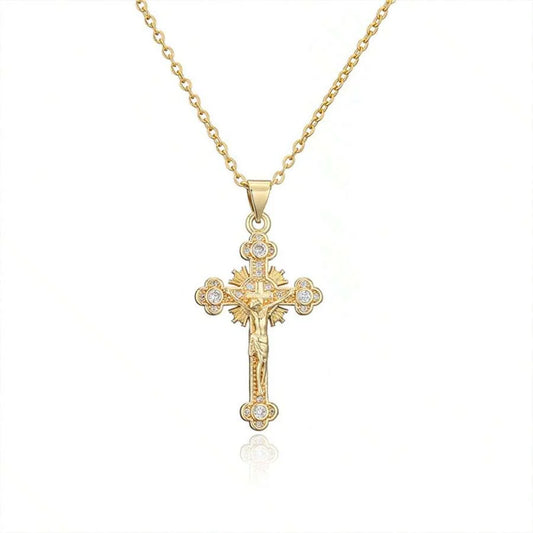 Jesus cross necklace